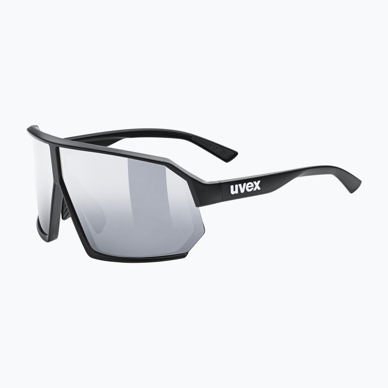 Napszemüveg UVEX Sportstyle 237 black matt/mirror silver