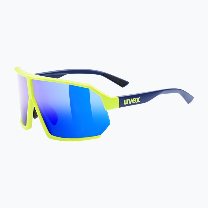 Napszemüveg UVEX Sportstyle 237 yellow blue matt/mirror blue