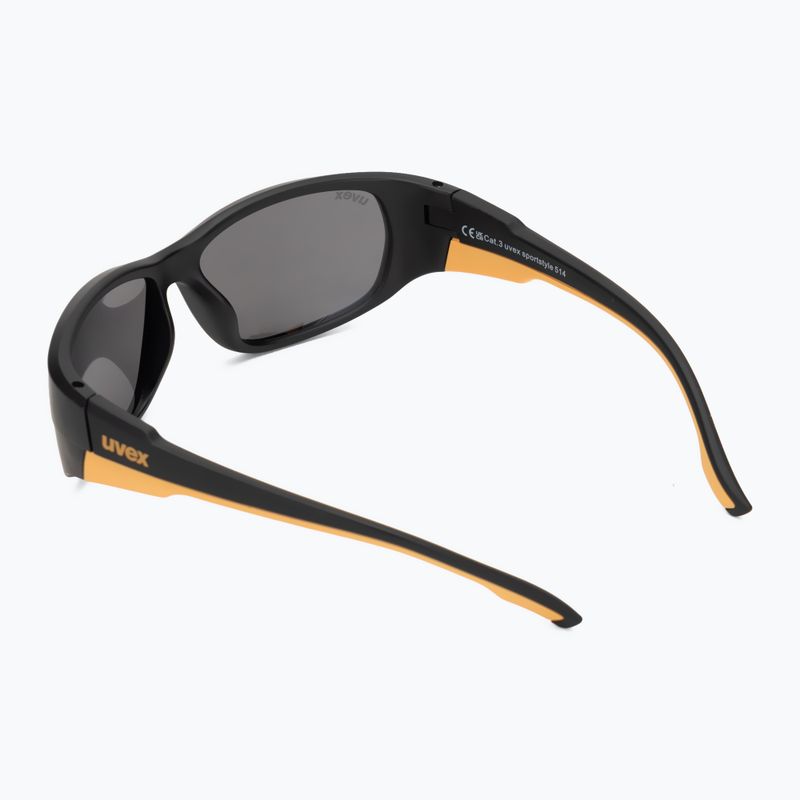 UVEX gyermek napszemüveg Sportstyle 514 fekete matt/tükör ezüst 2