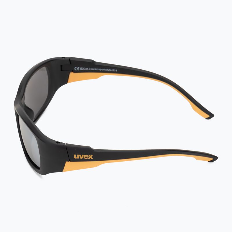 UVEX gyermek napszemüveg Sportstyle 514 fekete matt/tükör ezüst 4
