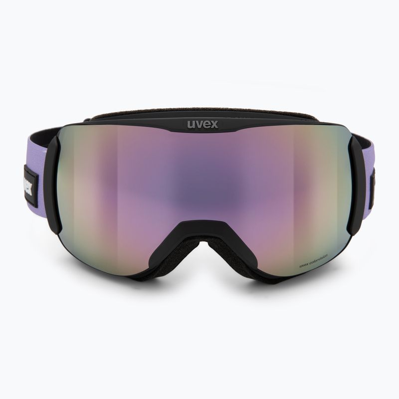 Síszemüveg UVEX Downhill 2100 CV black matt/mirror lavender green 2