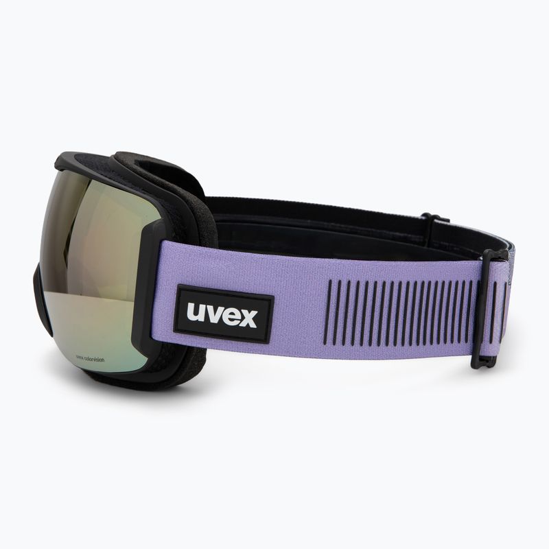 Síszemüveg UVEX Downhill 2100 CV black matt/mirror lavender green 4