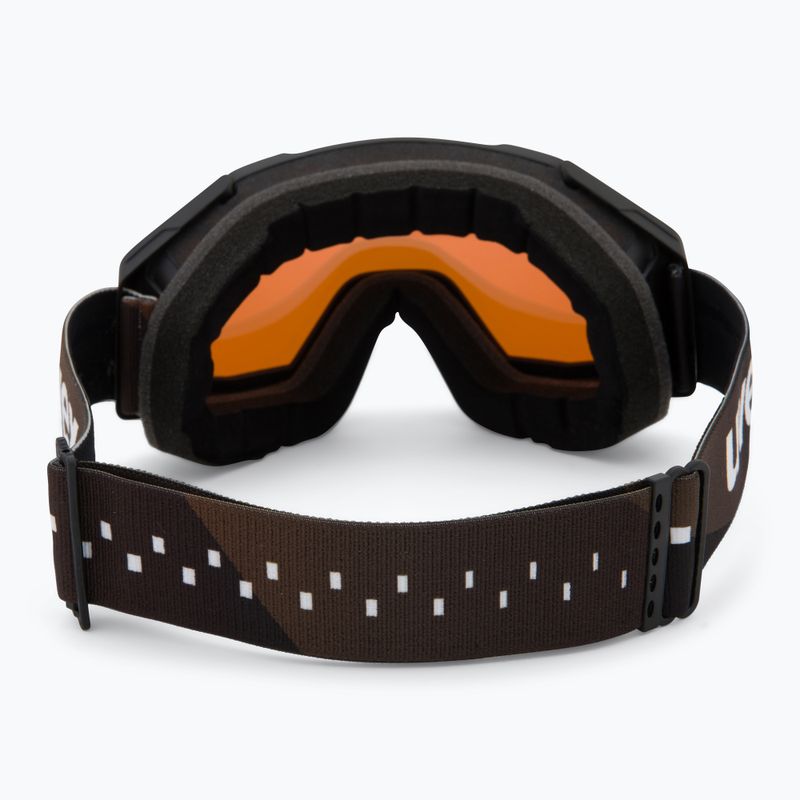 Síszemüveg UVEX Gravity FM black matt/mirror gold orange clear 3