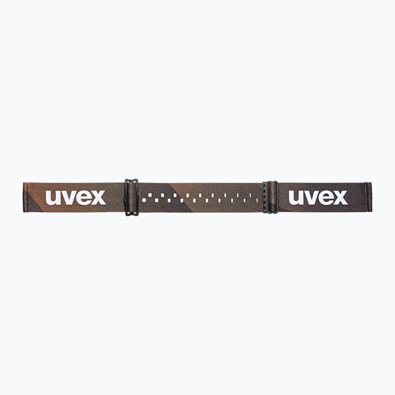 Síszemüveg UVEX Gravity FM black matt/mirror gold orange clear 5