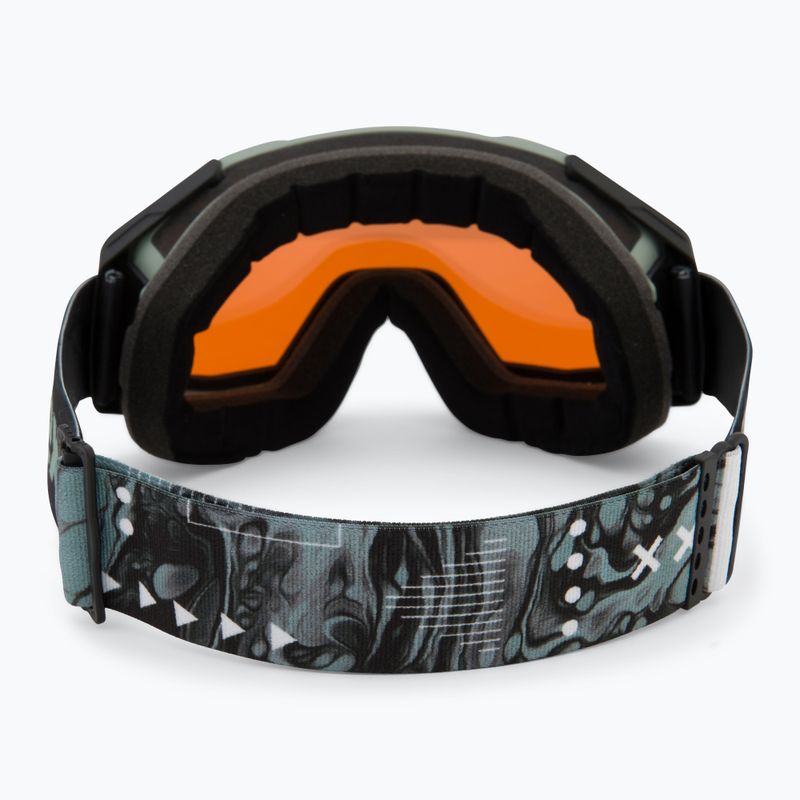 Síszemüveg UVEX Gravity FM acid green matt/mirror opal orange clear 3