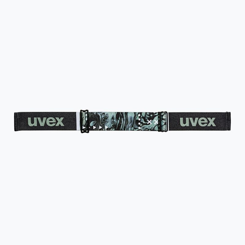 Síszemüveg UVEX Gravity FM acid green matt/mirror opal orange clear 5
