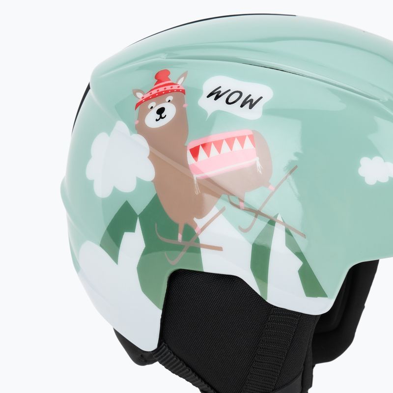 Gyerek sísisak UVEX Viti Jr jade llama 7