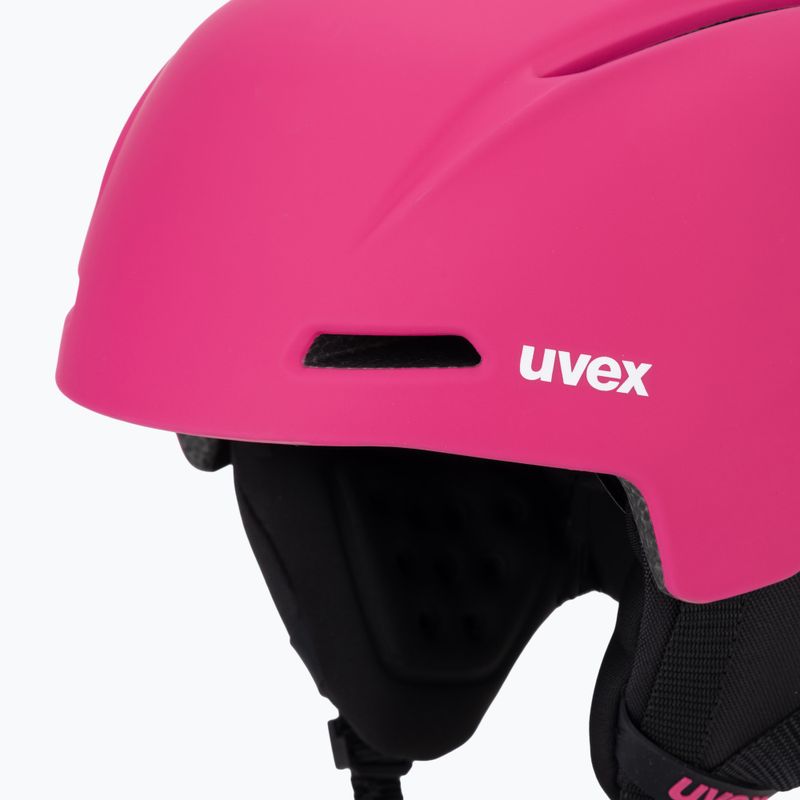 Gyerek sísisak UVEX Viti pink matt 7