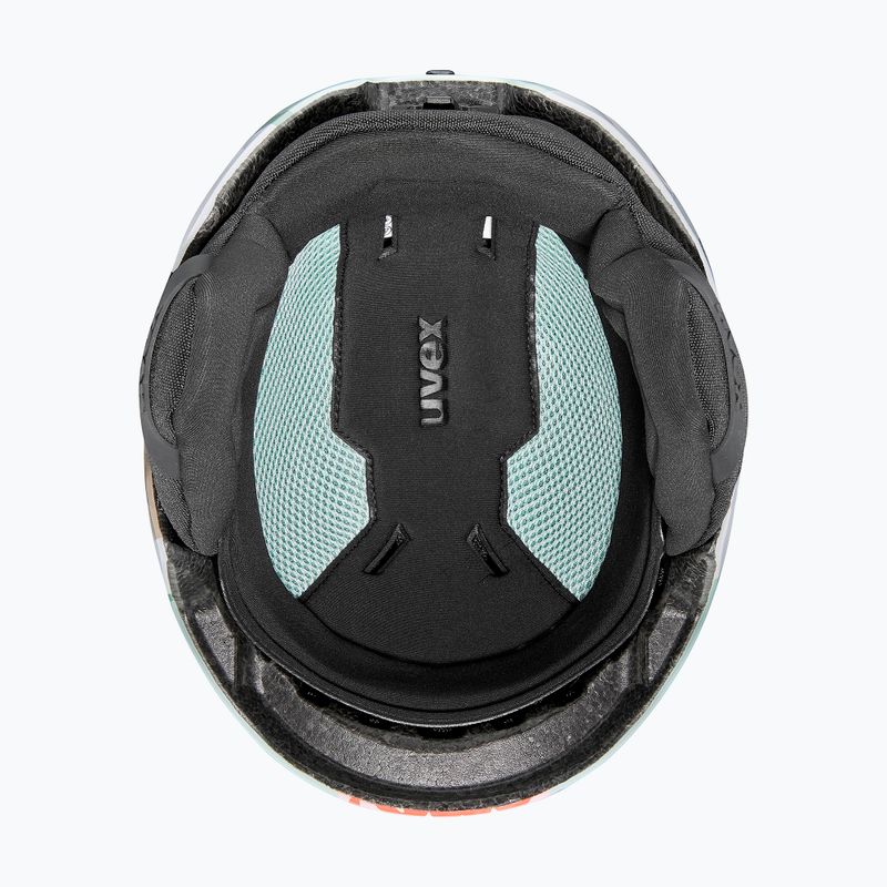 Gyerek sísisak UVEX Viti Jr jade llama 5