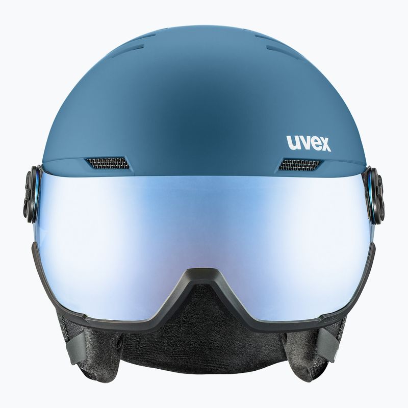 Sísisak UVEX Wanted Visor stone blue matt/mirror blue/smoke