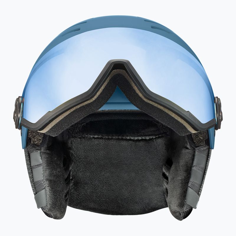 Sísisak UVEX Wanted Visor stone blue matt/mirror blue/smoke 2
