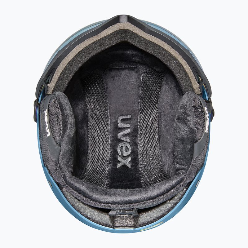 Sísisak UVEX Wanted Visor stone blue matt/mirror blue/smoke 4