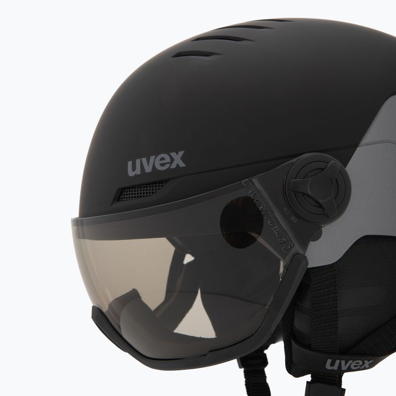 Sísisak UVEX Wanted Visor Pro V black/silver matt 8