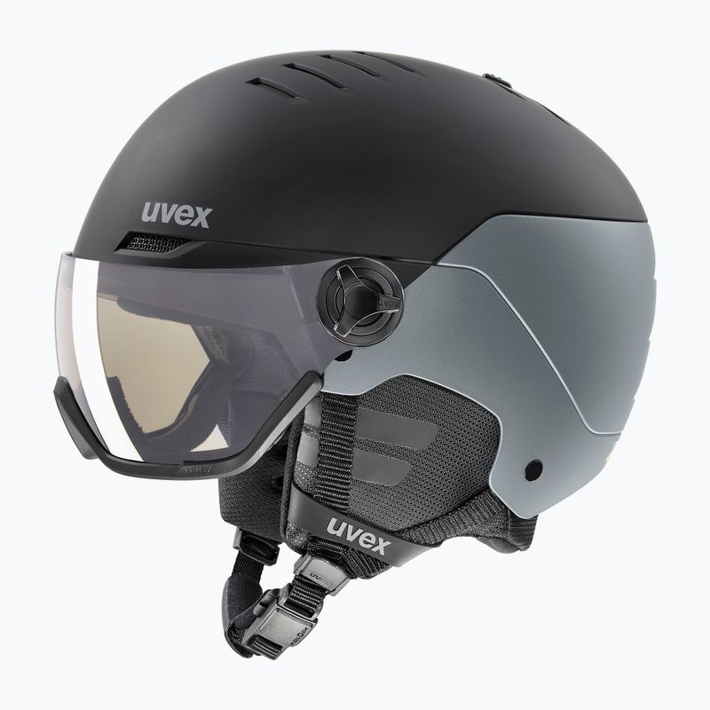 Sísisak UVEX Wanted Visor Pro V black/silver matt