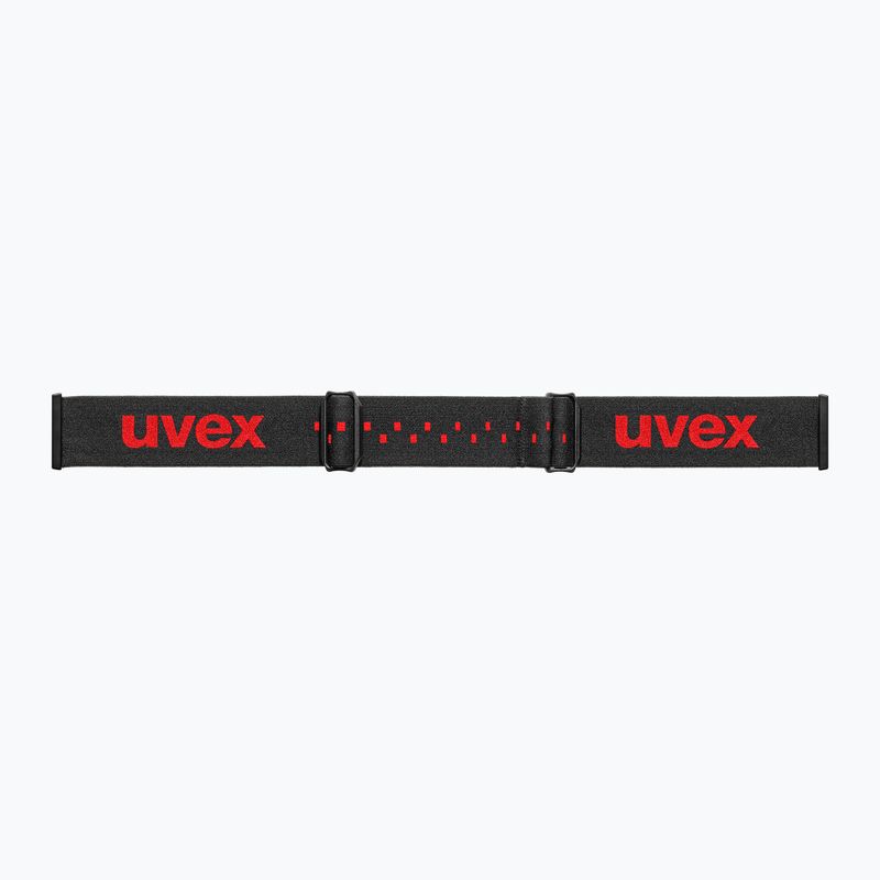 Gyerek síszemüveg UVEX Pwdr FM black matt/mirror red orange clear 4