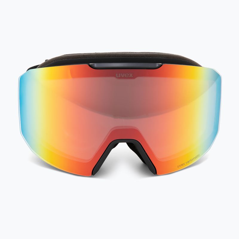 Síszemüveg UVEX Evidnt Attract S V + case black matt/mirror rainbow clear 3
