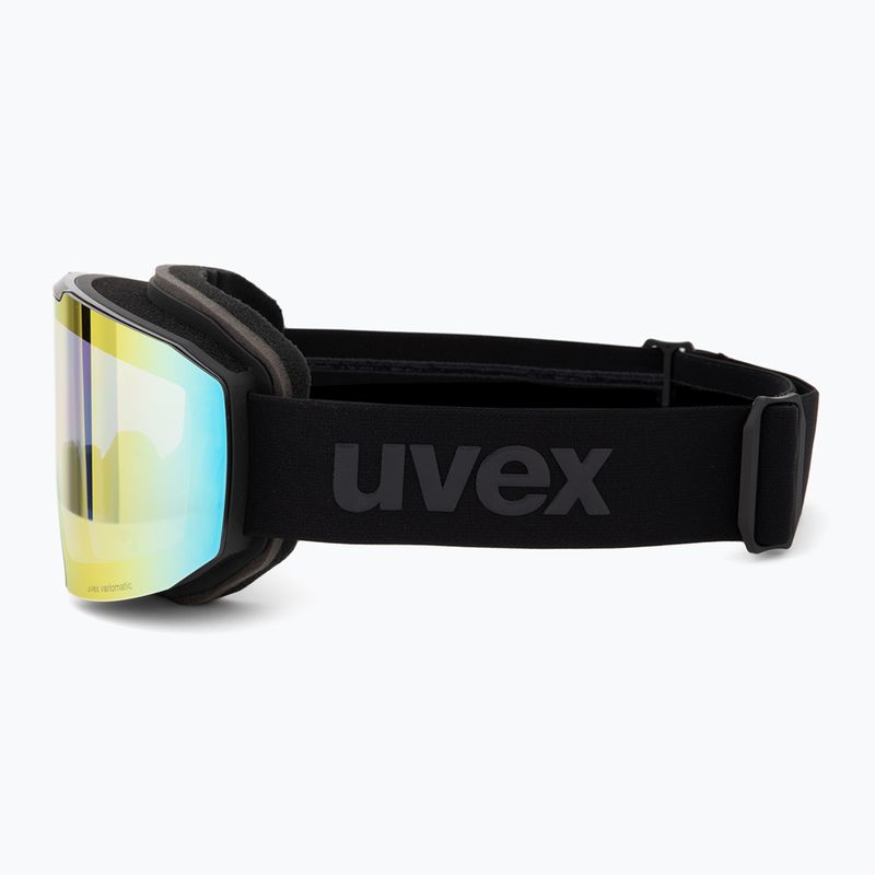 Síszemüveg UVEX Evidnt Attract S V + case black matt/mirror rainbow clear 5