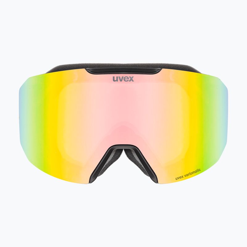 Síszemüveg UVEX Evidnt Attract S V + case black matt/mirror rainbow clear 7