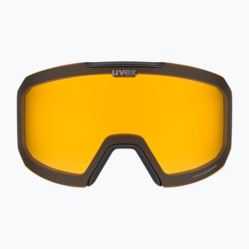 Síszemüveg UVEX Evidnt Attract S V + case black matt/mirror rainbow clear 9