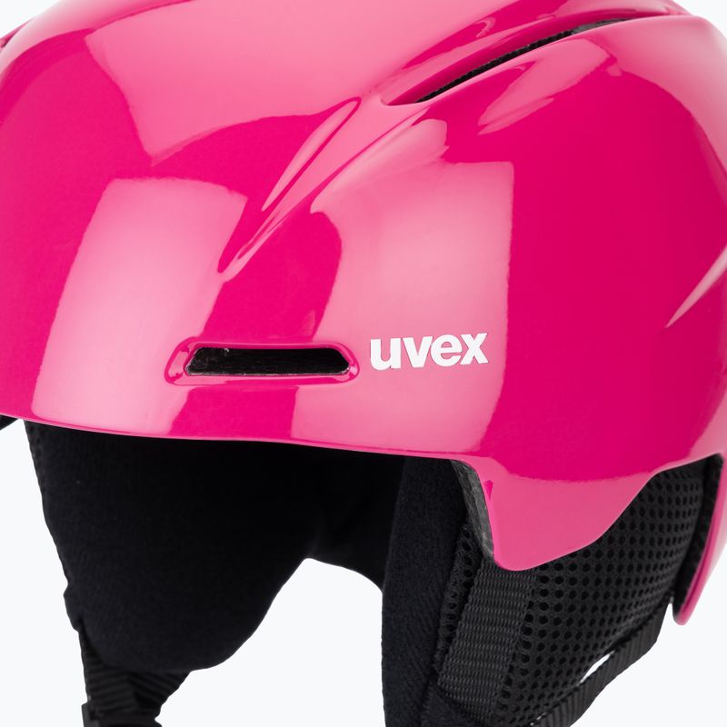 Gyerek sísisak UVEX Viti Pure berry shiny 7