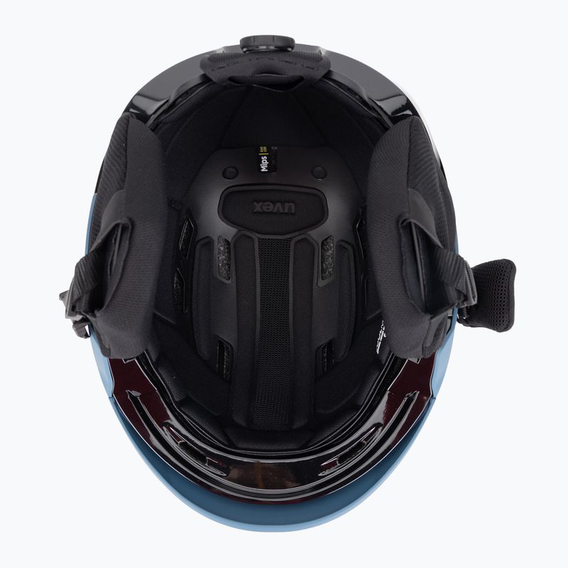 Sísisak UVEX Levitate MIPS stone blue/black matt 5
