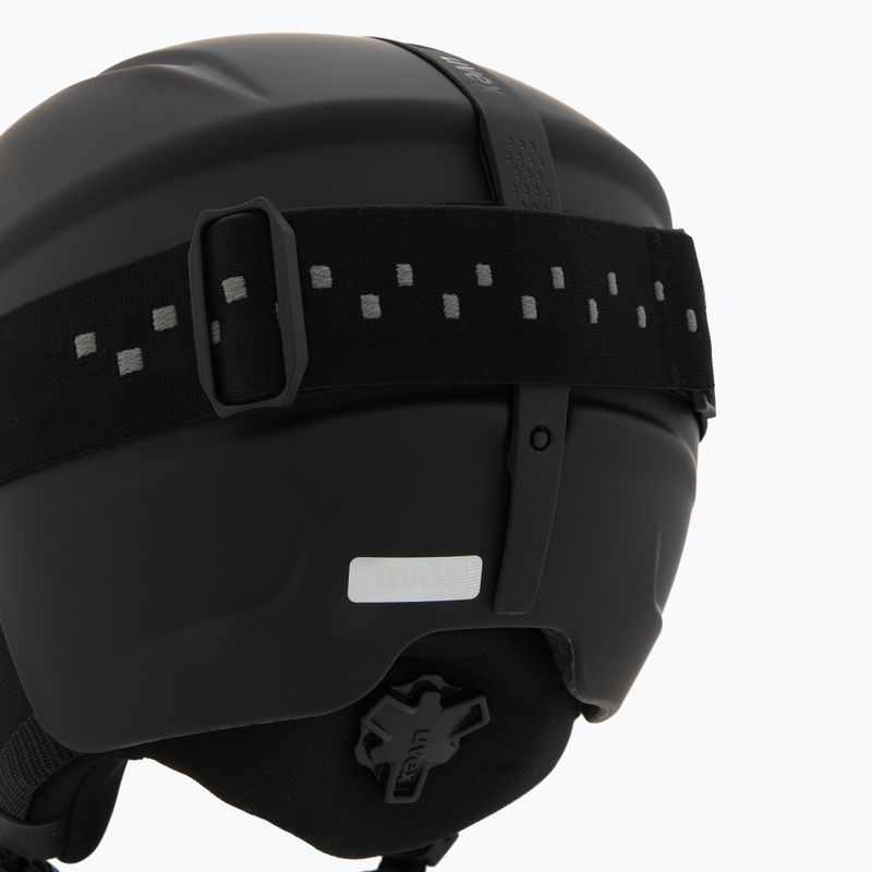 Gyerek sísisak UVEX Viti Set + síszemüveg Speedy Pro black matt/mirror green/yellow/clear 7