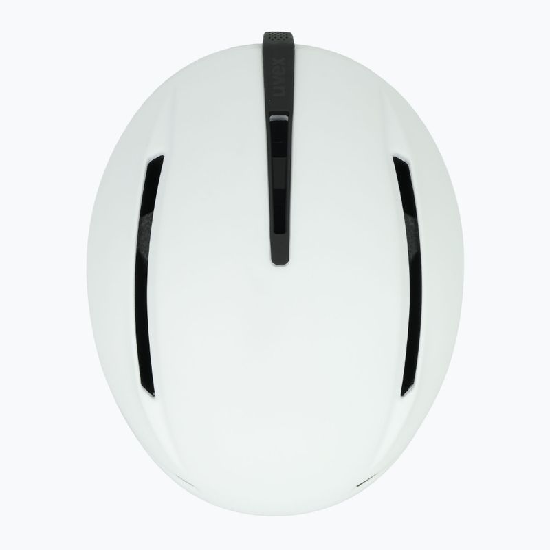 Gyerek sísisak UVEX Viti Set + Speedy Pro síszemüveg white matt/mirror silver/green/clear 6