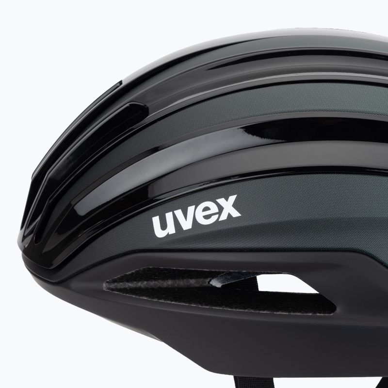 UVEX Surge Aero MIPS kerékpáros sisak fekete/zsályazöld matt 7