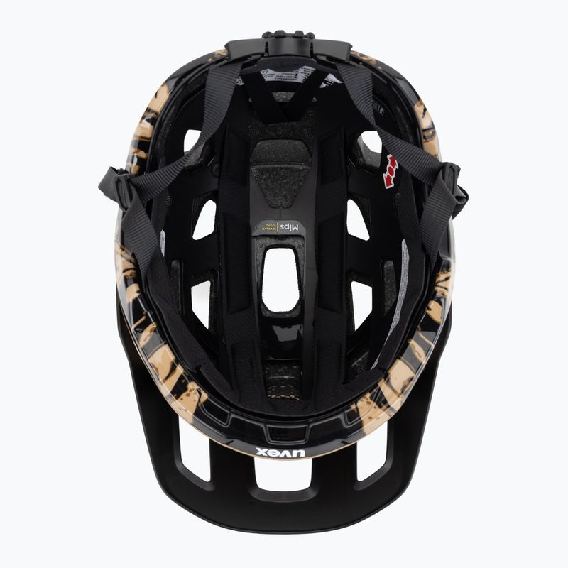UVEX React MIPS kerékpáros sisak sivatag/fekete matt 5