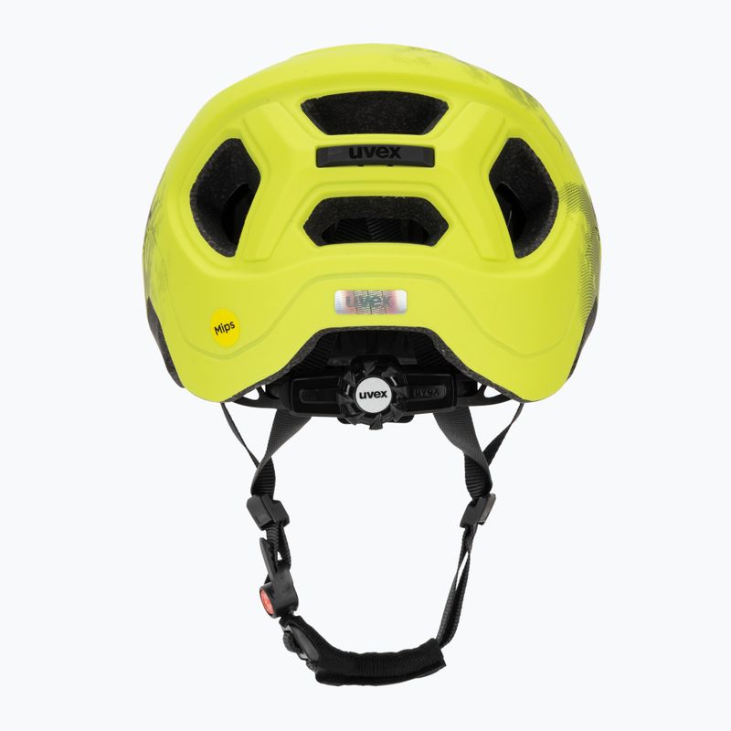 Gyermek kerékpáros sisak UVEX React MIPS Jr lime/fekete 4