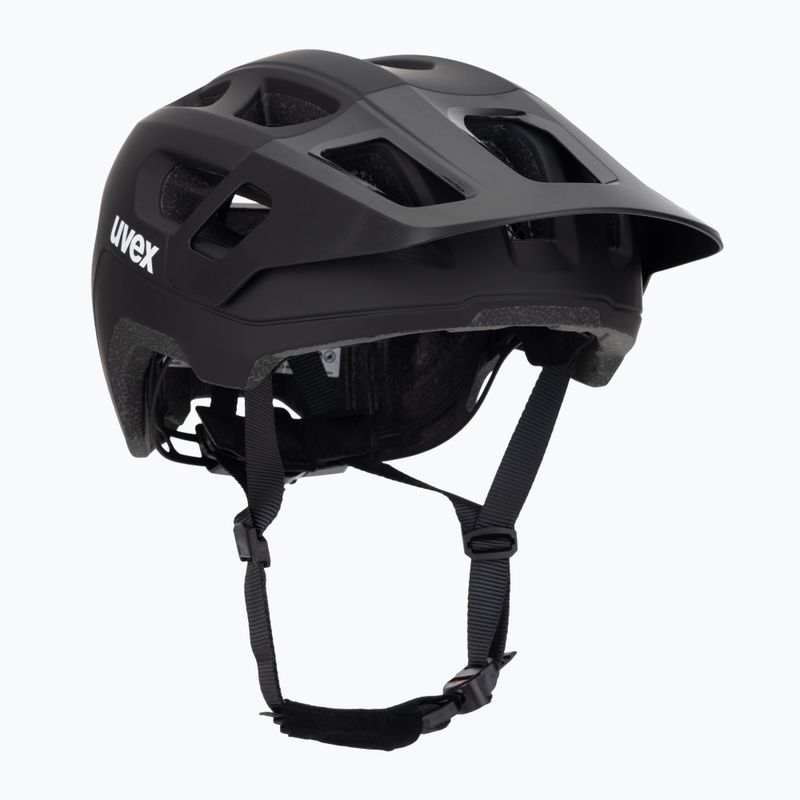 Gyermek kerékpáros sisak UVEX React Jr black matte