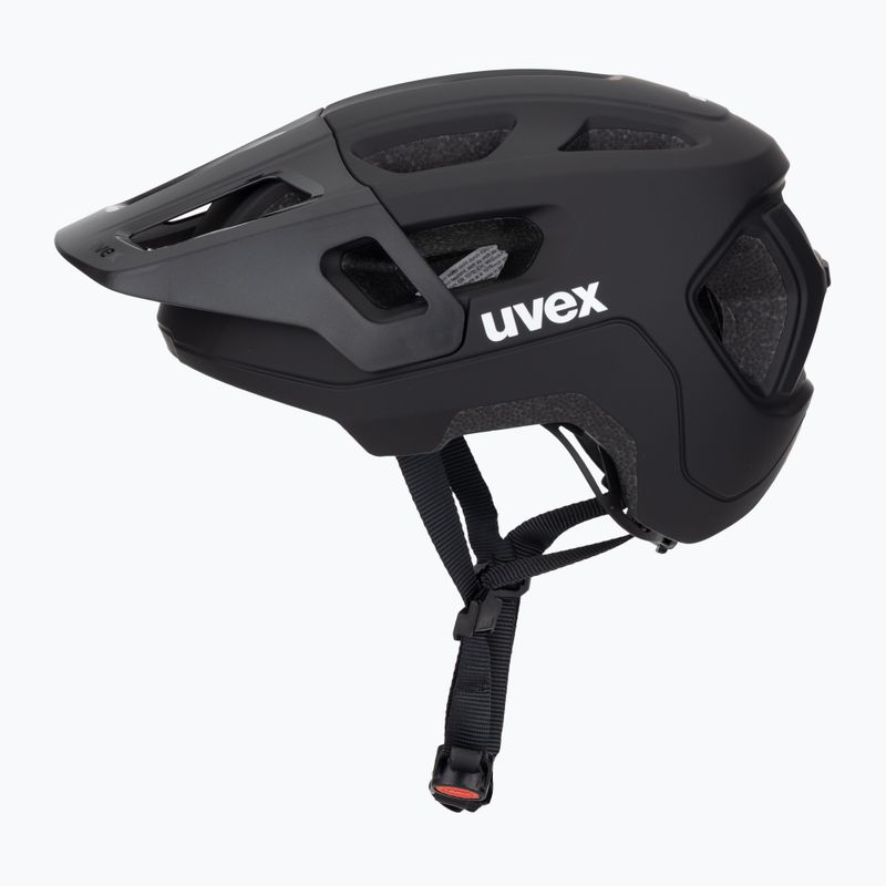Gyermek kerékpáros sisak UVEX React Jr black matte 3