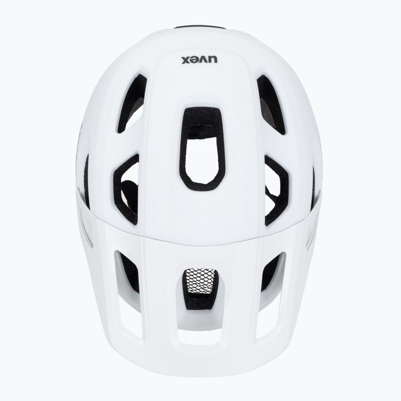 Gyermek kerékpáros sisak UVEX React Jr white matt 6
