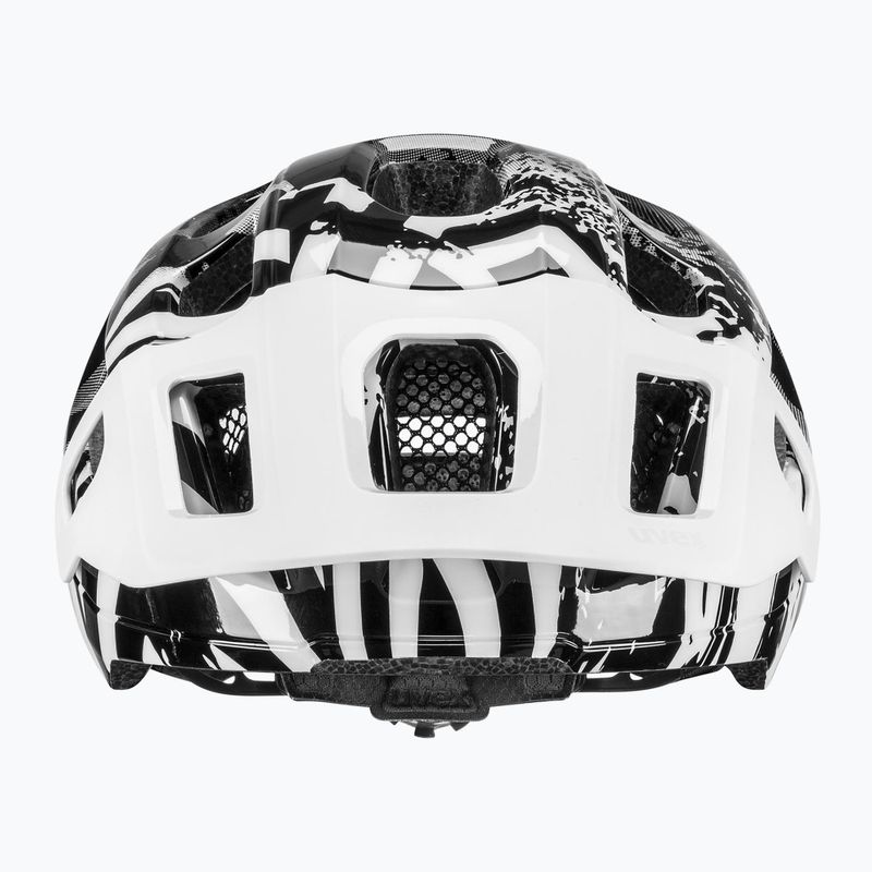 Gyermek kerékpáros sisak UVEX React Jr white/black matt 2
