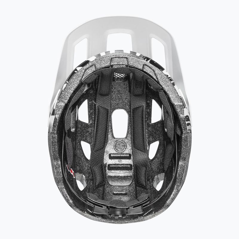 Gyermek kerékpáros sisak UVEX React Jr white/black matt 4