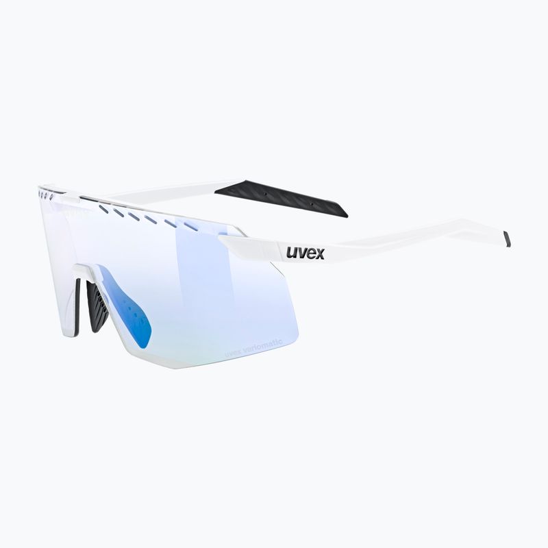 UVEX Pace Stage V fehér matt/tükörkék napszemüveg