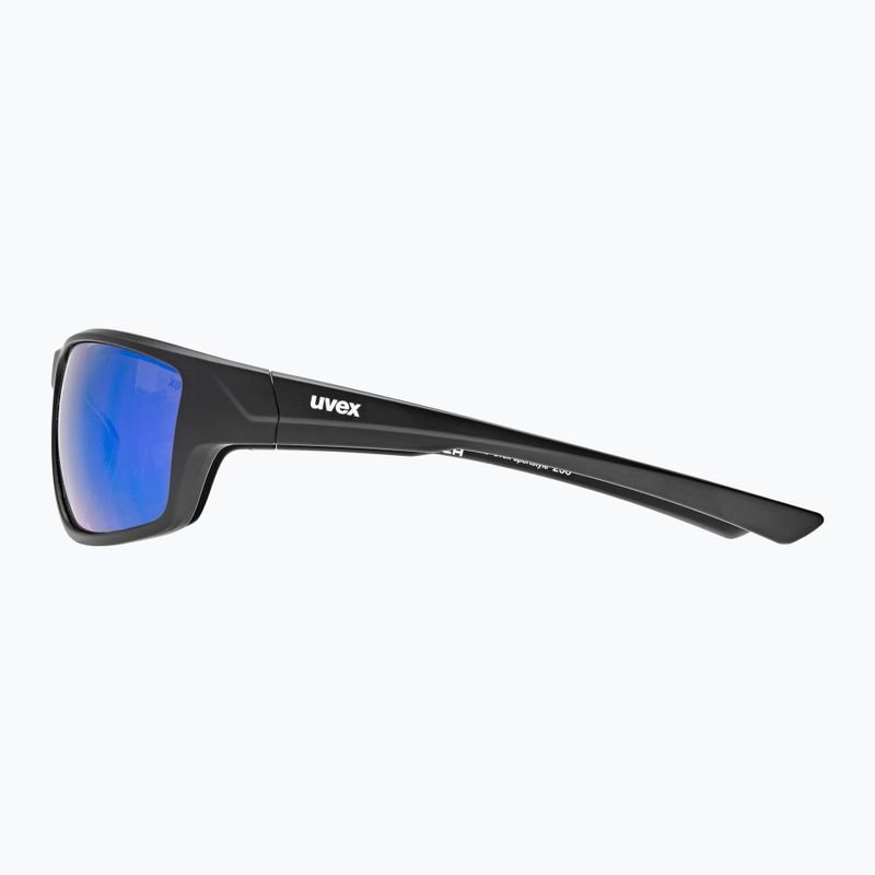 UVEX Sportstyle 230 fekete matt/tükörzöld napszemüveg 5
