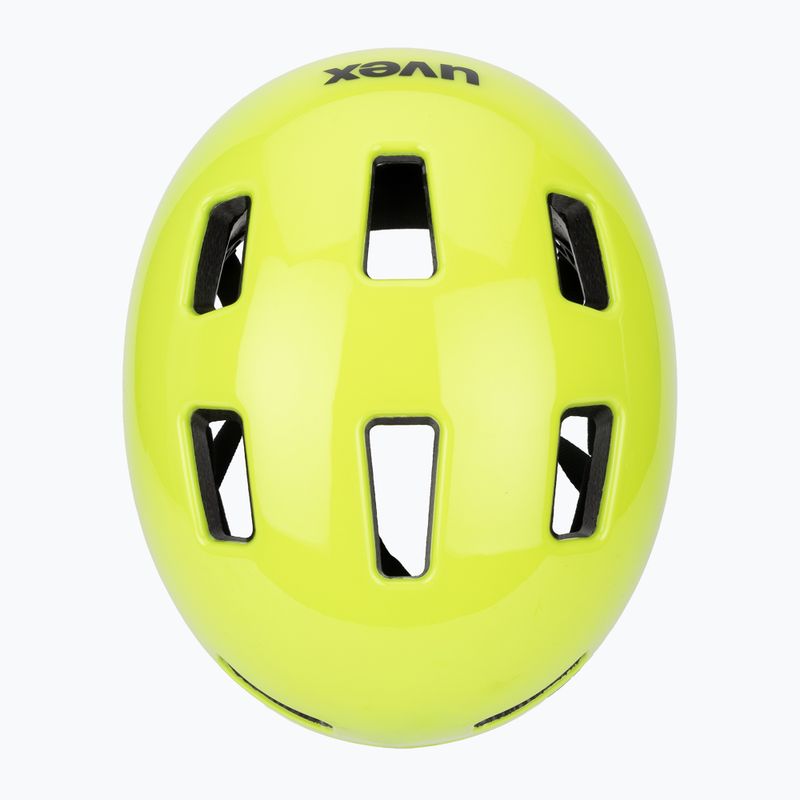 UVEX gyermek kerékpáros sisak HLMT 4 neon sárga 6