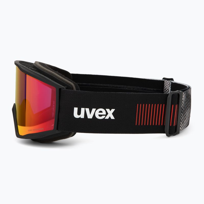 Síszemüveg UVEX Blast CV black matt/mirror red 4