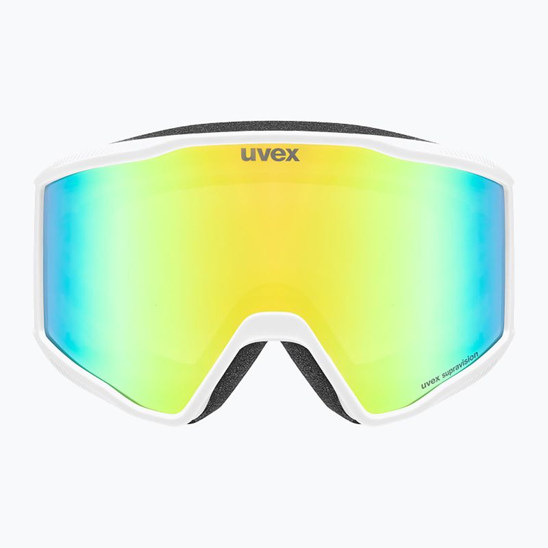 Síszemüveg UVEX Blast FM S2 white matt/mirror green 2