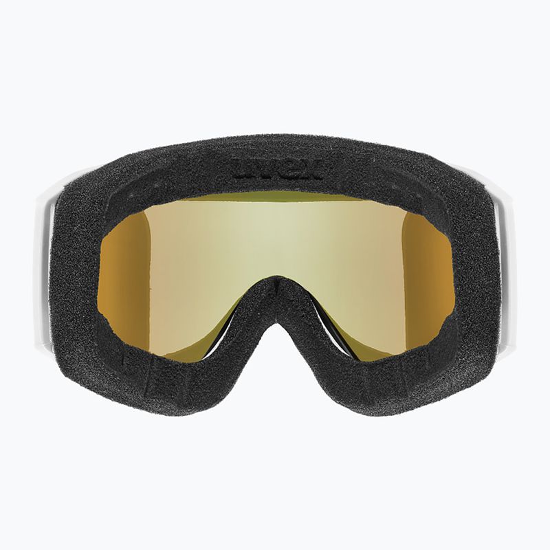 Síszemüveg UVEX Blast FM S2 white matt/mirror green 3