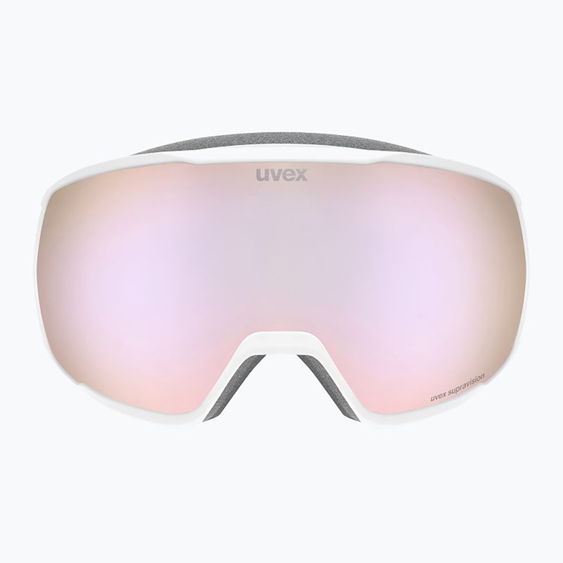 Síszemüveg UVEX Victorious FM S1 white matt/mirror rose 2