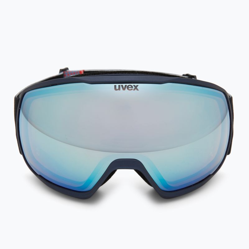 Síszemüveg UVEX Victorious FM dust blue matt/mirror sapphire 2