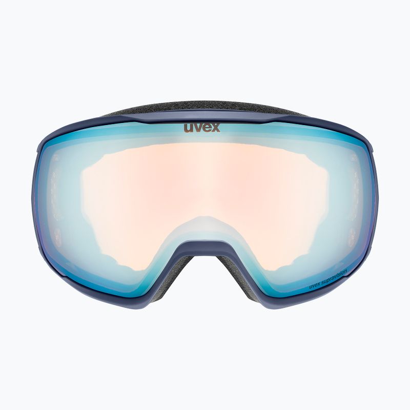 Síszemüveg UVEX Victorious FM dust blue matt/mirror sapphire 6
