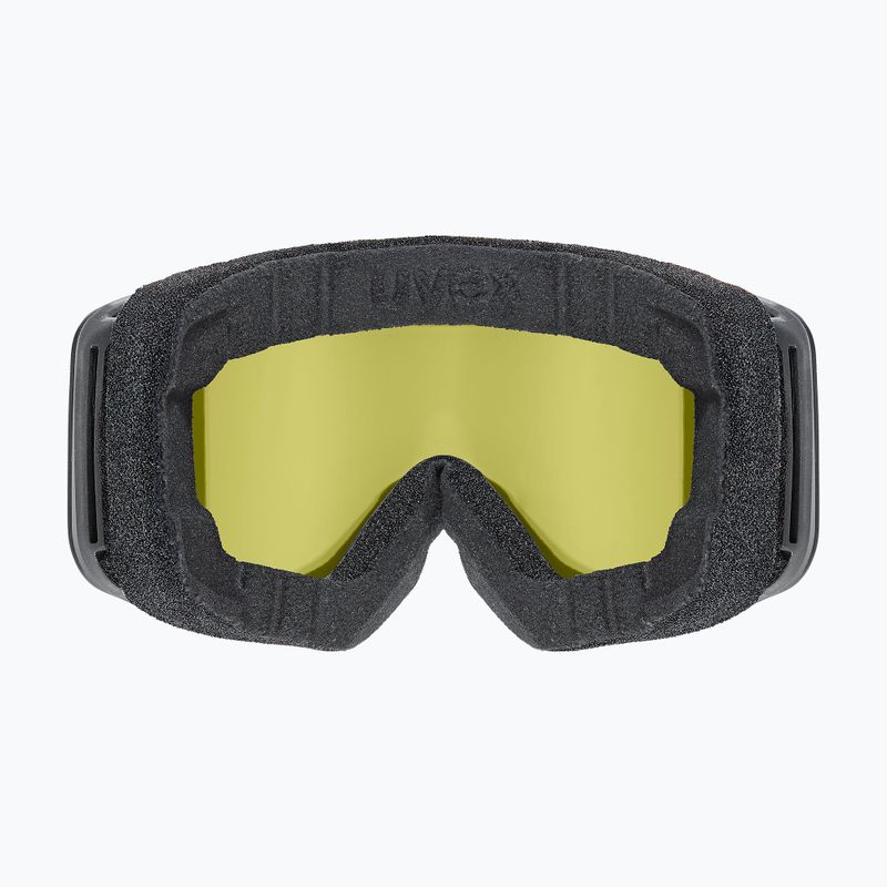 Gyerek síszemüveg UVEX Pwdr FM matte black/mirror ruby/green/clear 3