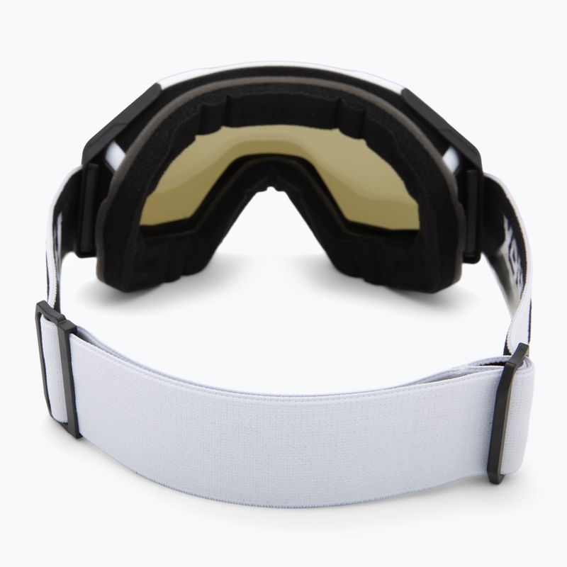 Sí szemüveg UVEX Gravity FM white matt/mirror silver/green/clear 3
