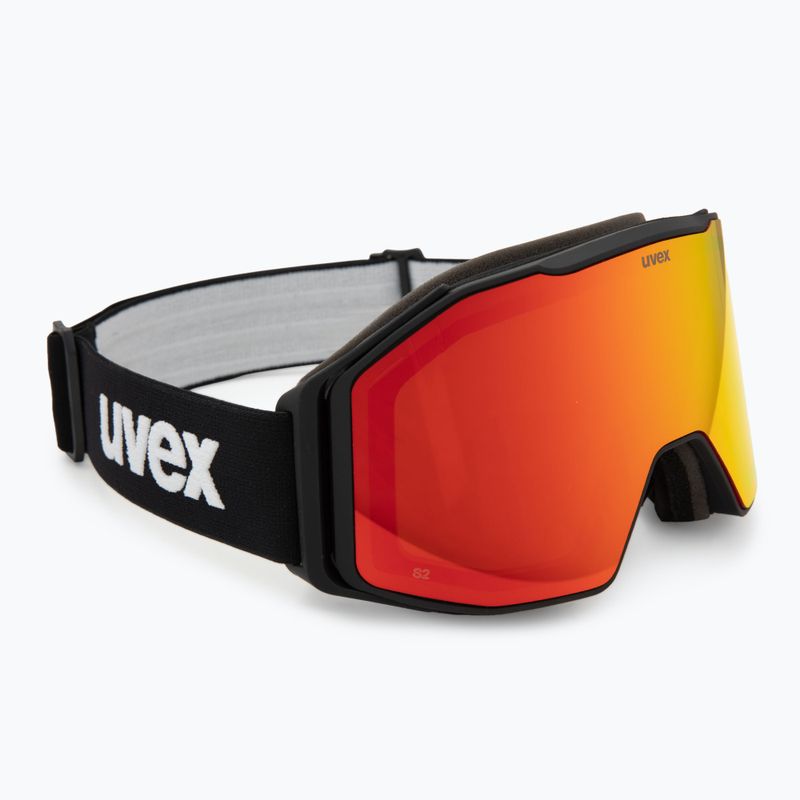 Síszemüveg UVEX Gravity FM black matt/mirror red/orange/clear