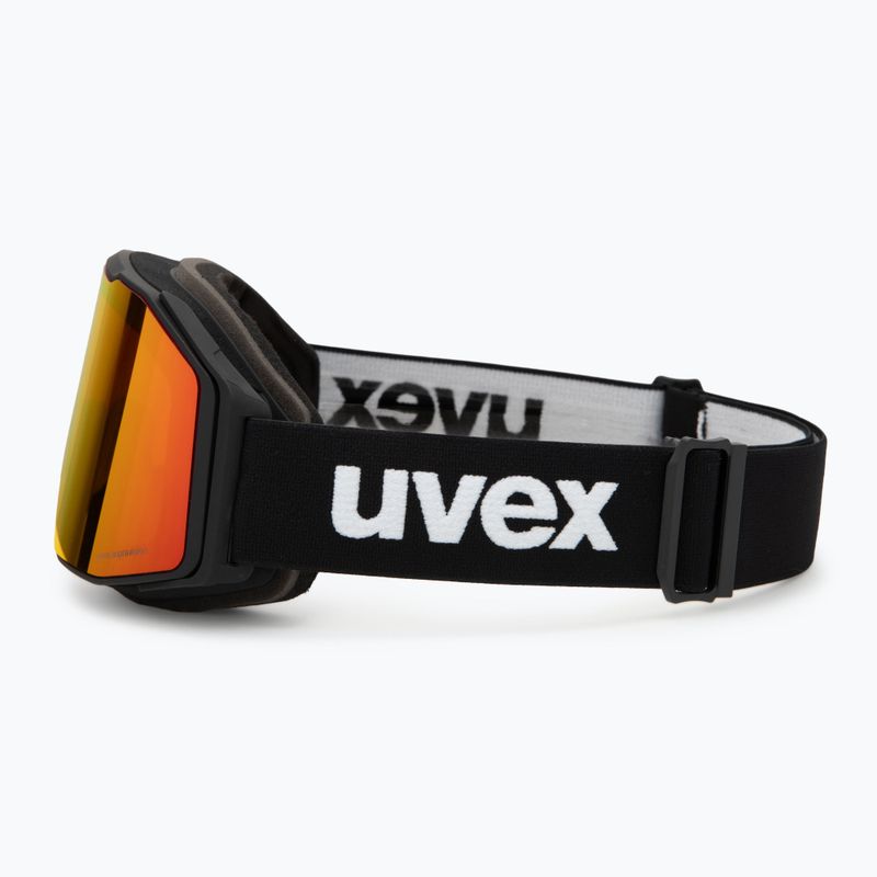 Síszemüveg UVEX Gravity FM black matt/mirror red/orange/clear 4