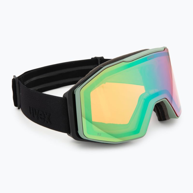 Síszemüveg UVEX Gravity FM oxid matt green/mirror opal/orange/clear