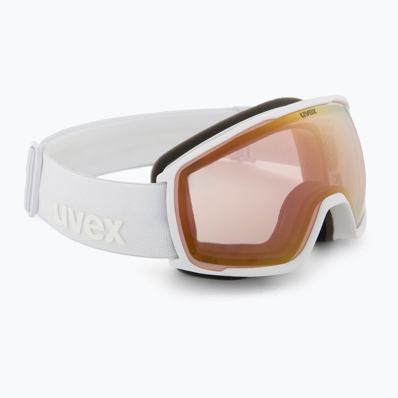 Síszemüveg UVEX Victorious S V white matt/vario rose mirror
